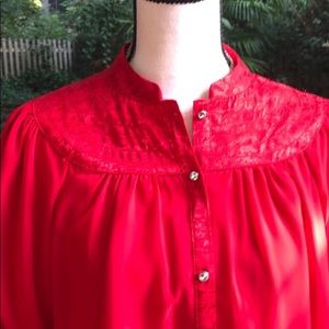 Anthro's  Moulinette Soeurs red blouse